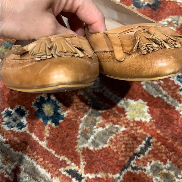 Tassel Leather Loafers SZ6.5 Lands End - Picture 7 of 7